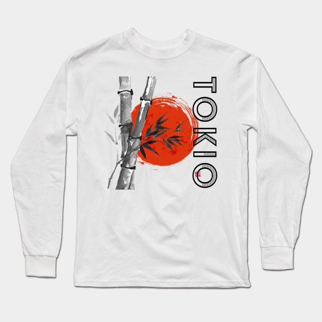 Tokio Line Bambú Long Sleeve T-Shirt by Tokyo Line Shop